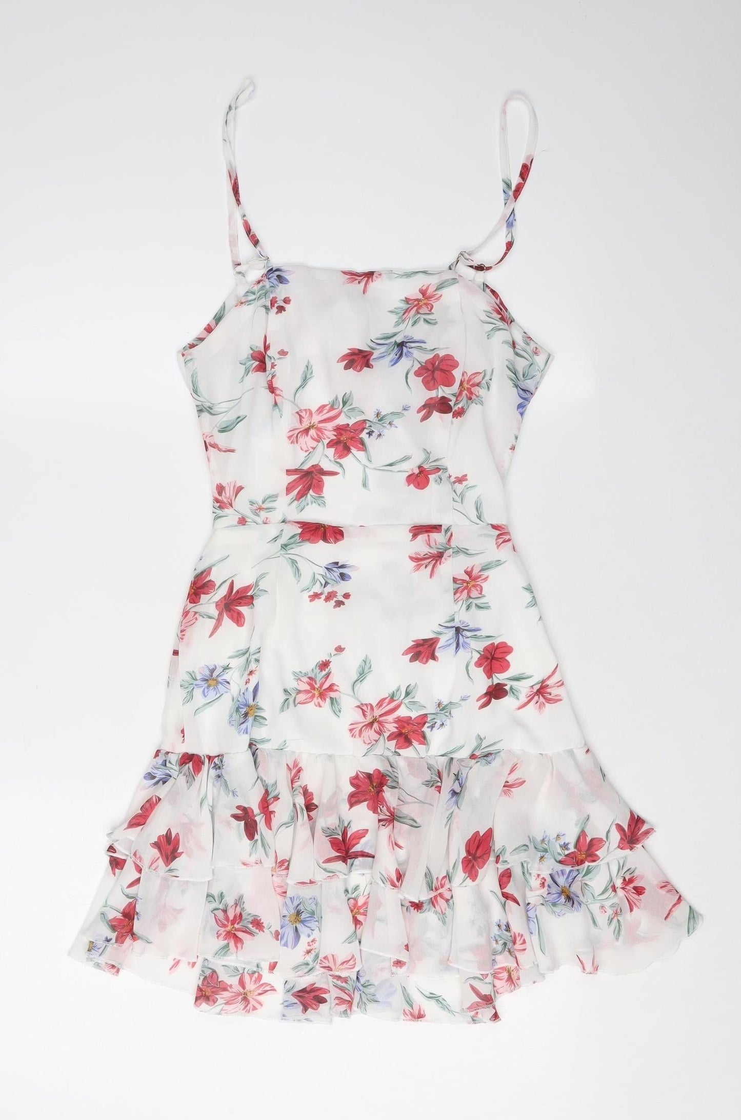 Quiz Women's Multicoloured Floral A-Line Dress