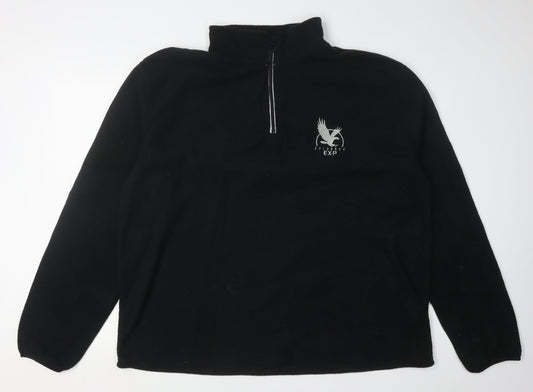 Atlasformen Black Men's 2XL Sweatshirt with Logo