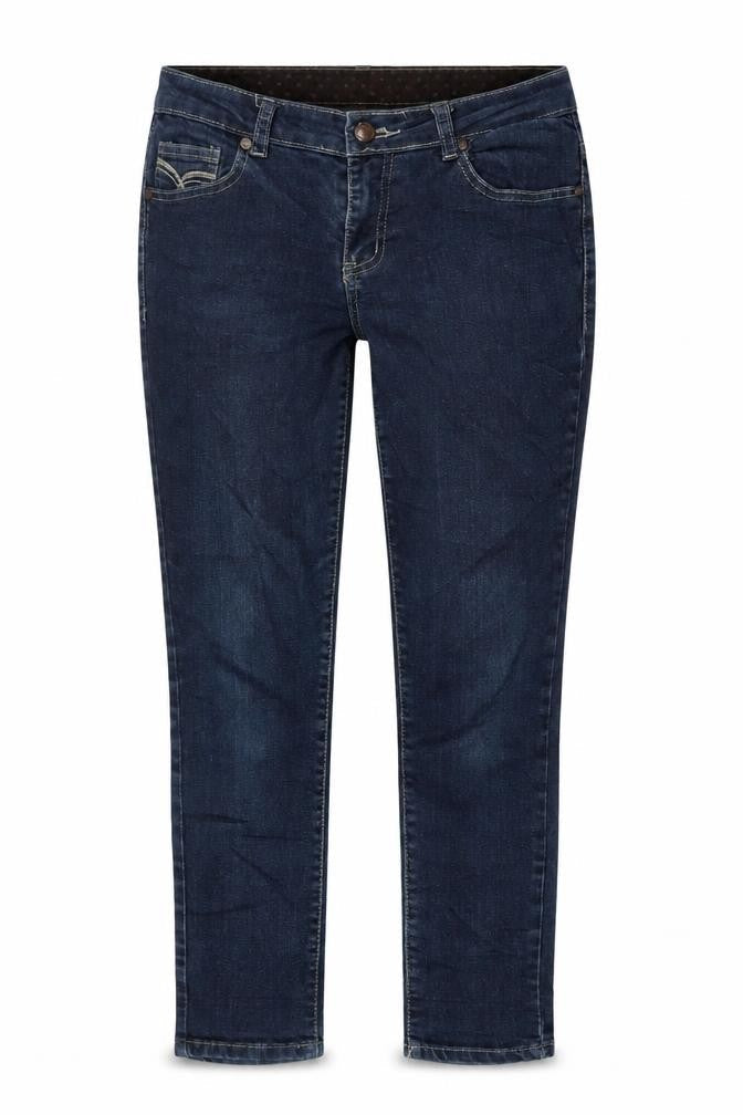 Front view of Denim Co Women's Blue Skinny Jeans, size 12