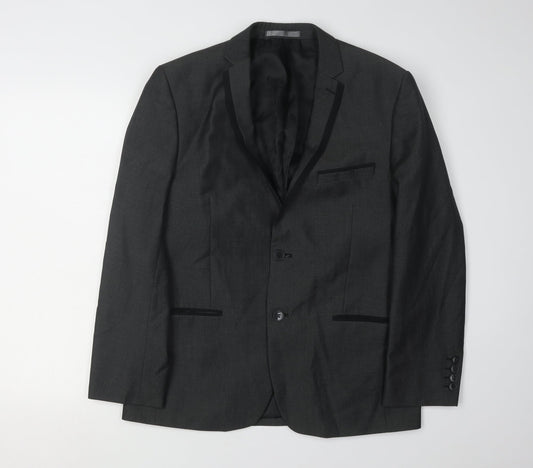 Red Herring Men's Black Blazer Jacket, Size 40 Short