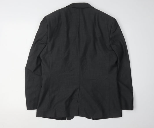 Red Herring Men's Black Blazer Jacket, Size 40 Short