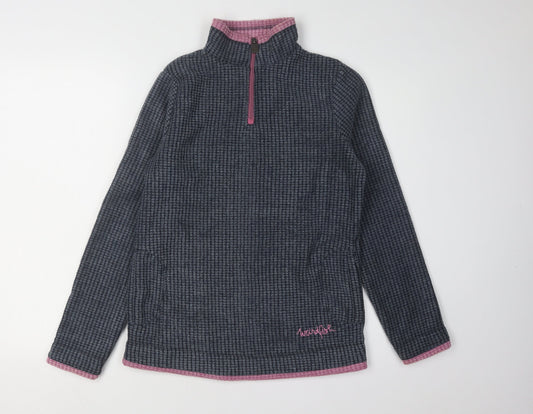 Weird Fish Women's Grey Pullover Sweatshirt Size 8