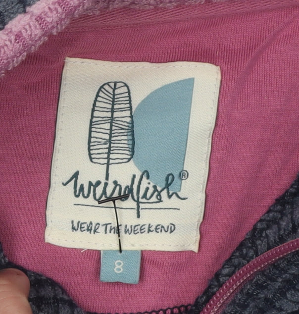 Weird Fish Women's Grey Pullover Sweatshirt Size 8