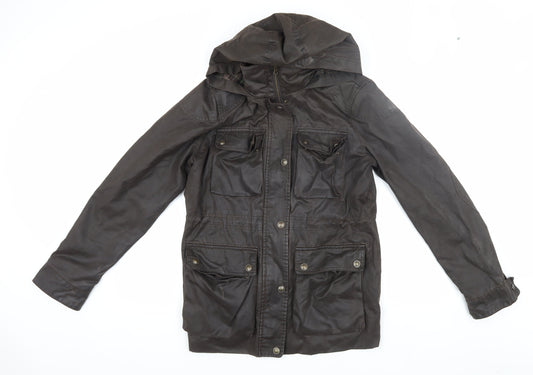 Fat Face Women's Brown Parka Jacket Size 12