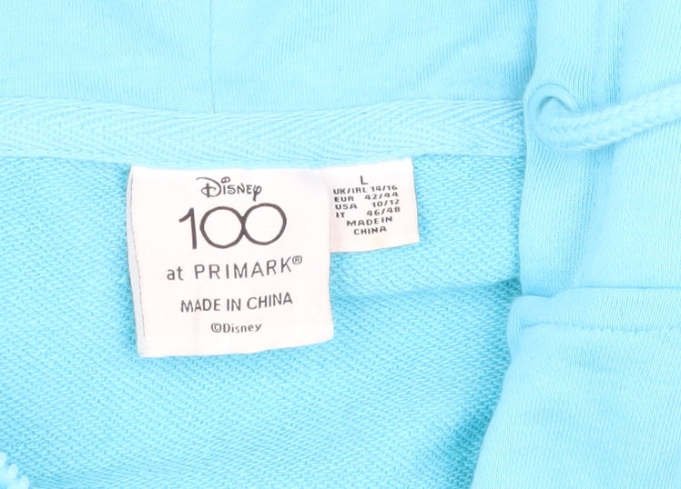 Disney x Primark Women's Blue Stitch Hoodie Jacket L