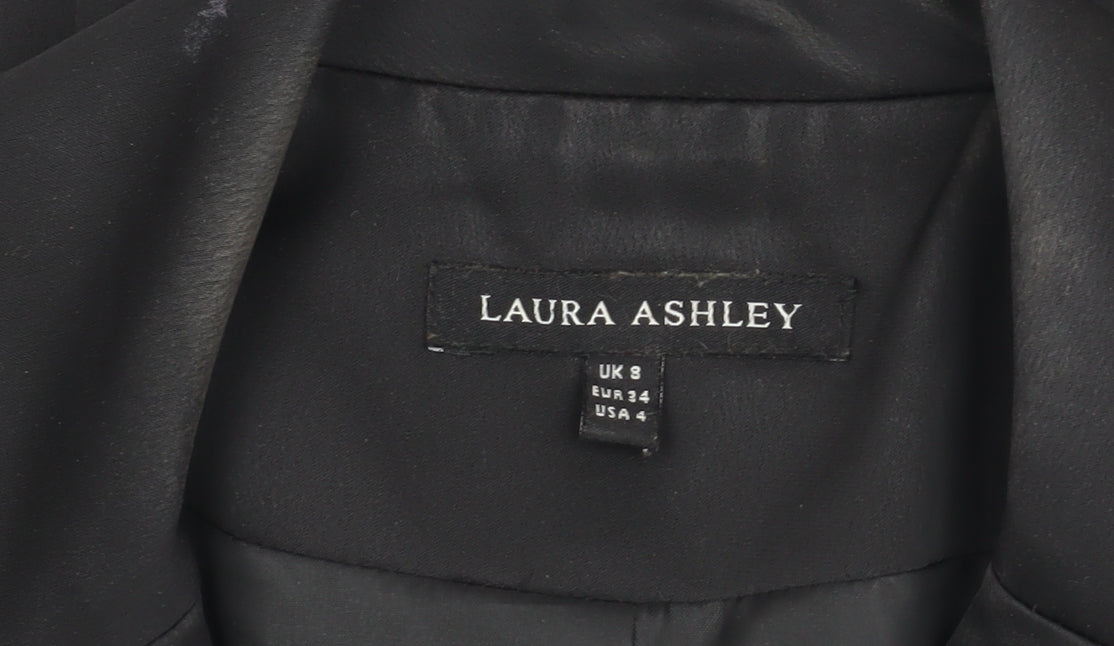 Laura Ashley Women's Black Blazer, Size 8