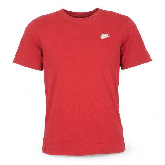 Mens UK Size S Nike Red  Cotton T-Shirt