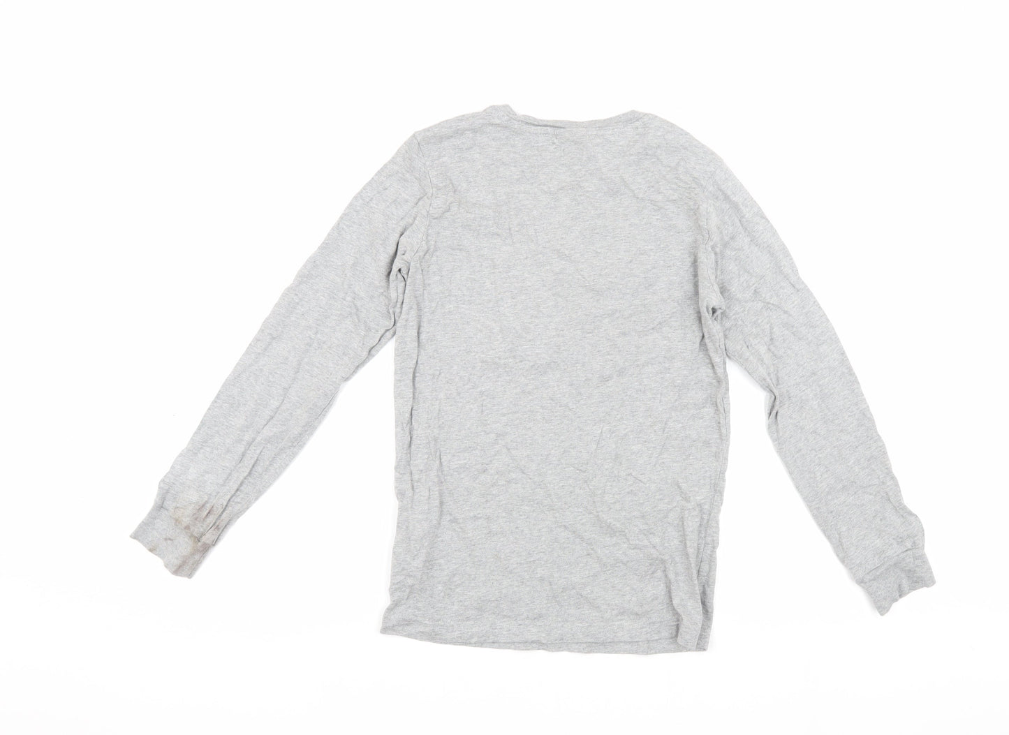 Champion Boys Grey Graphic Long Sleeve T-Shirt Size L