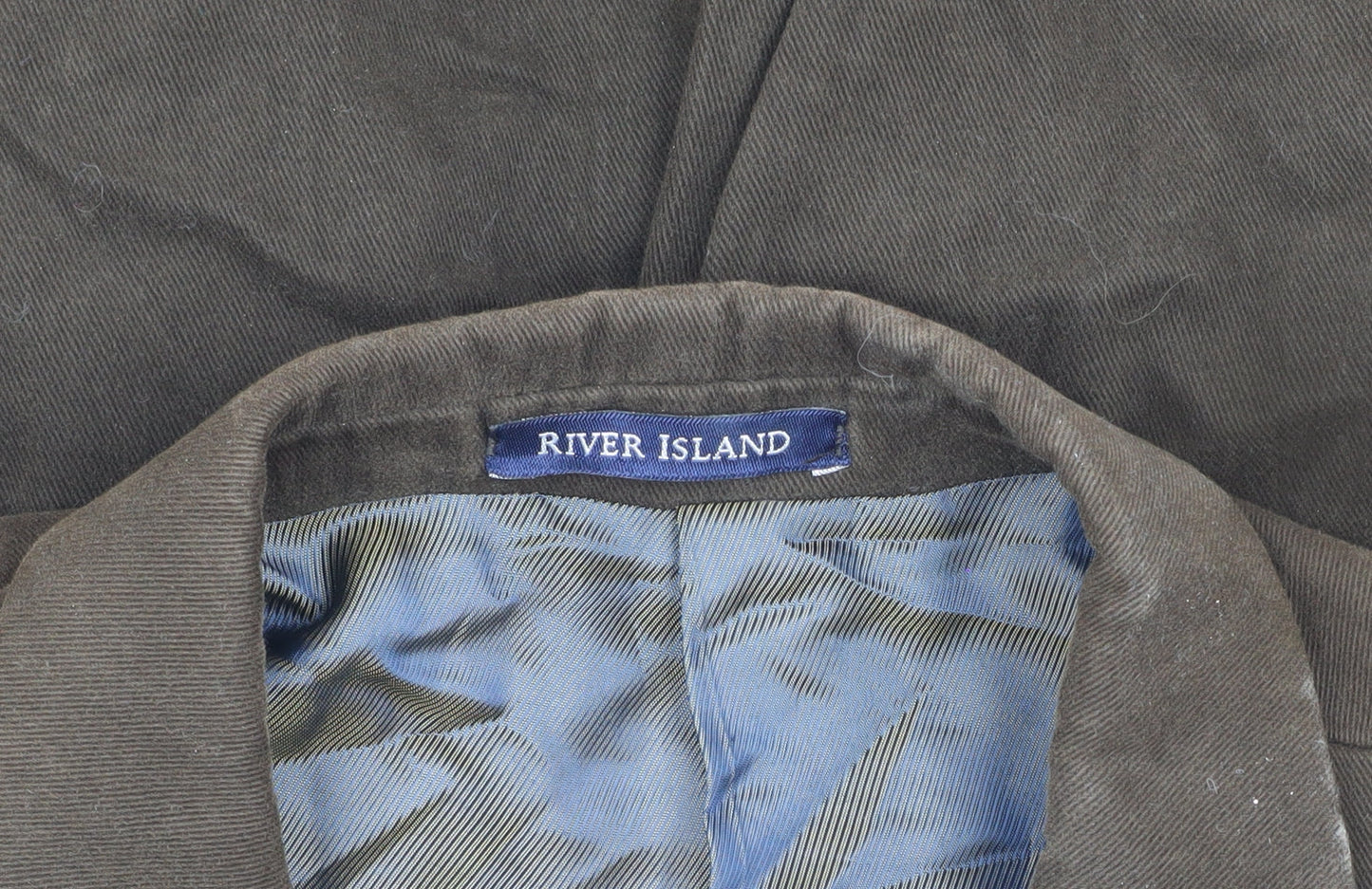 River Island Men’s Brown Blazer, Size 40R, Casual Style
