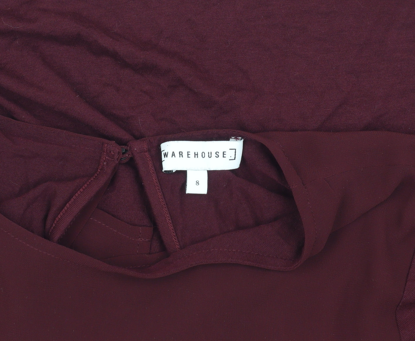 Warehouse Women's Red Long Sleeve Top, Size 8