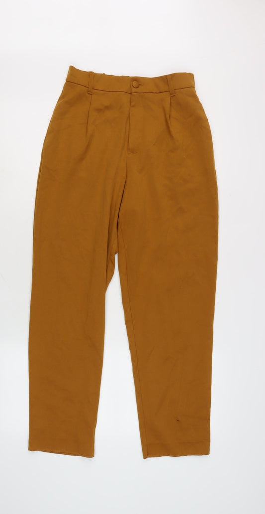 Zara Women's Brown Cropped Trousers, Size 11