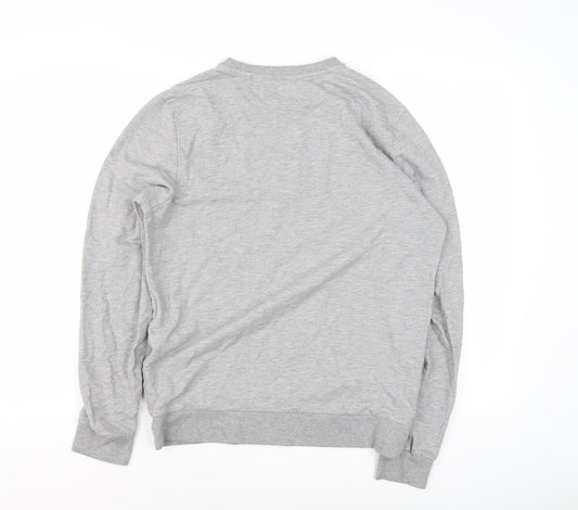 Red Herring Men's Grey Graphic Sweatshirt M