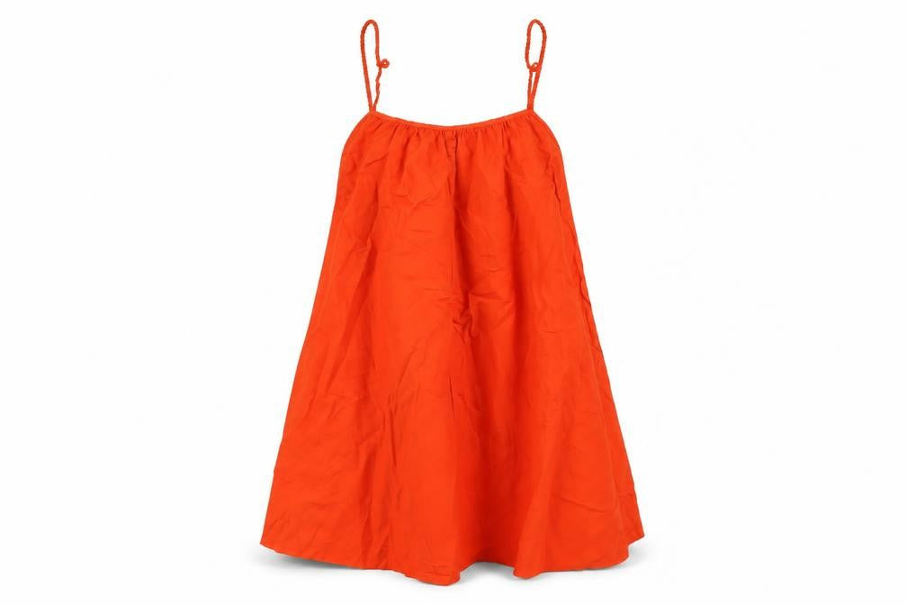 Topshop Women’s Orange A-Line Short Dress, Size 12