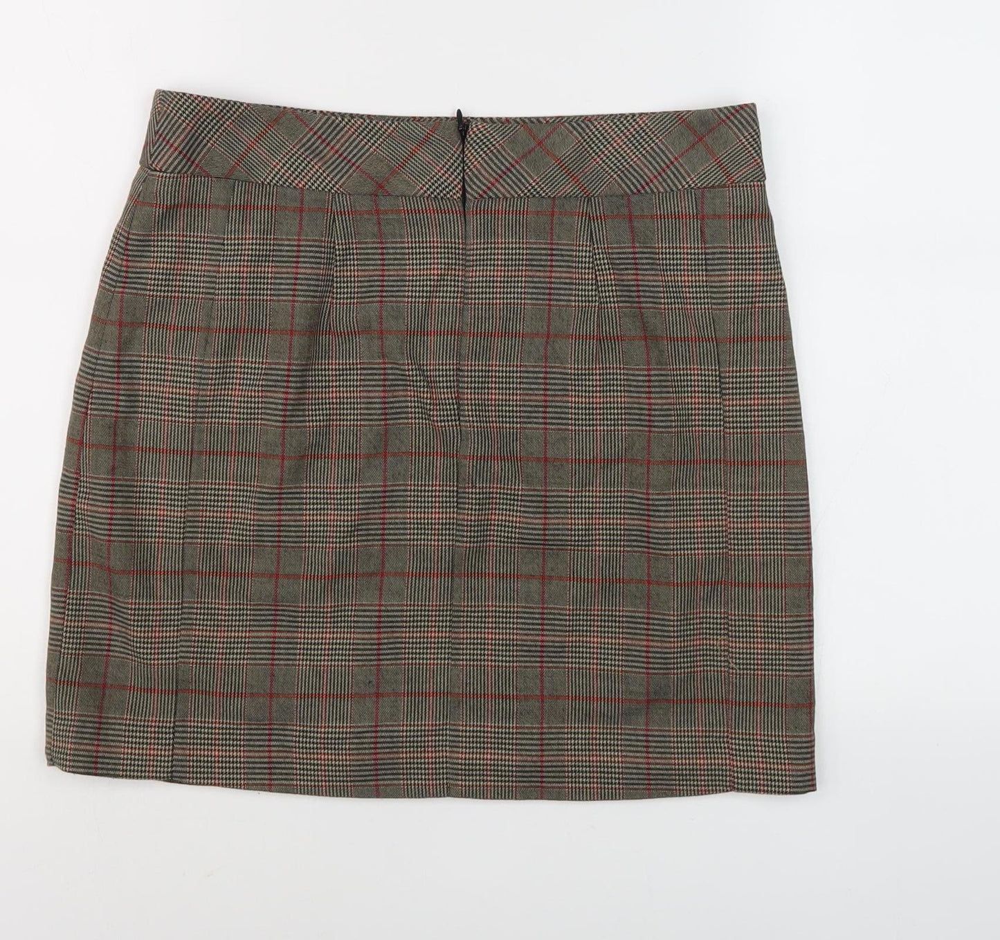 Next Women's Check Pencil Skirt, Size 10, Multicoloured