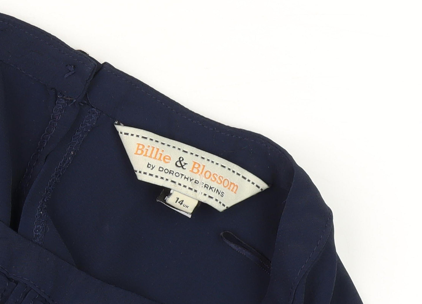 Dorothy Perkins Women's Blue Blouse UK 14