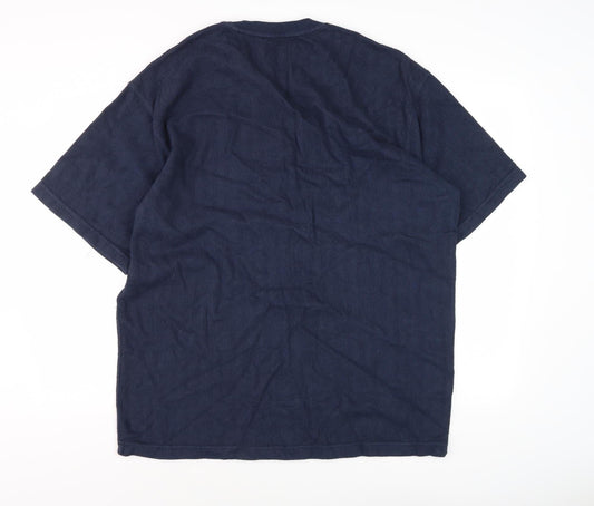 STWD Men's XL Blue Music Logo T-Shirt