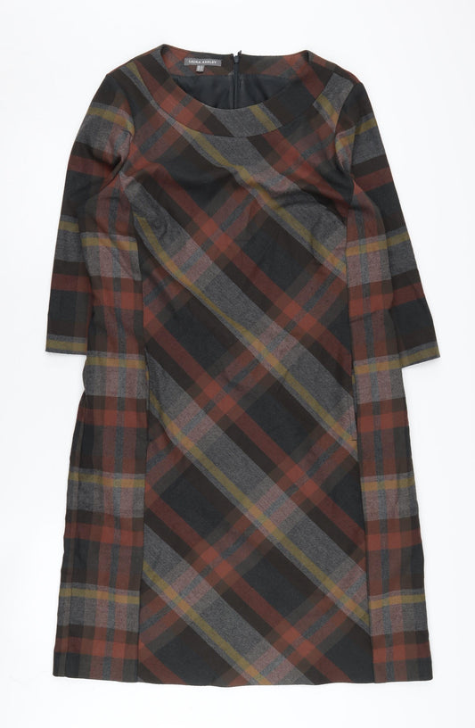 Laura Ashley Women's Multicoloured Plaid Dress