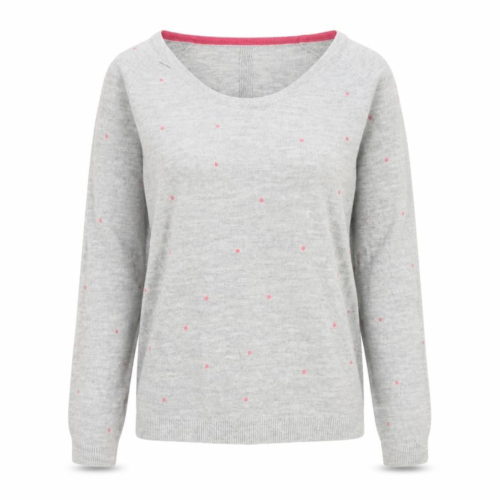 Womens UK 6 Regular White Stuff Grey Pullover Tight-Knit