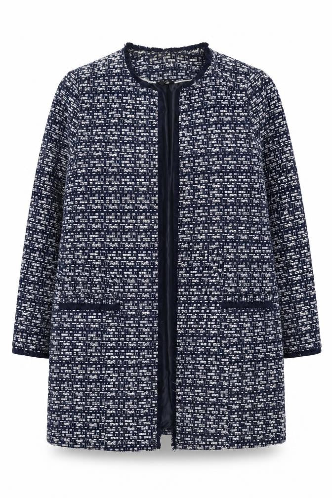 M&Co Women's Blue Petite Coat Size 16
