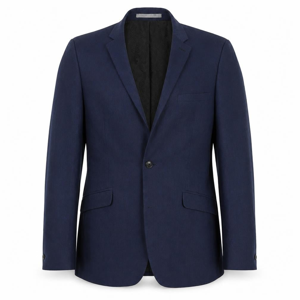 Front view of Red Herring Men's Blue Blazer, 38R, Business/Formal