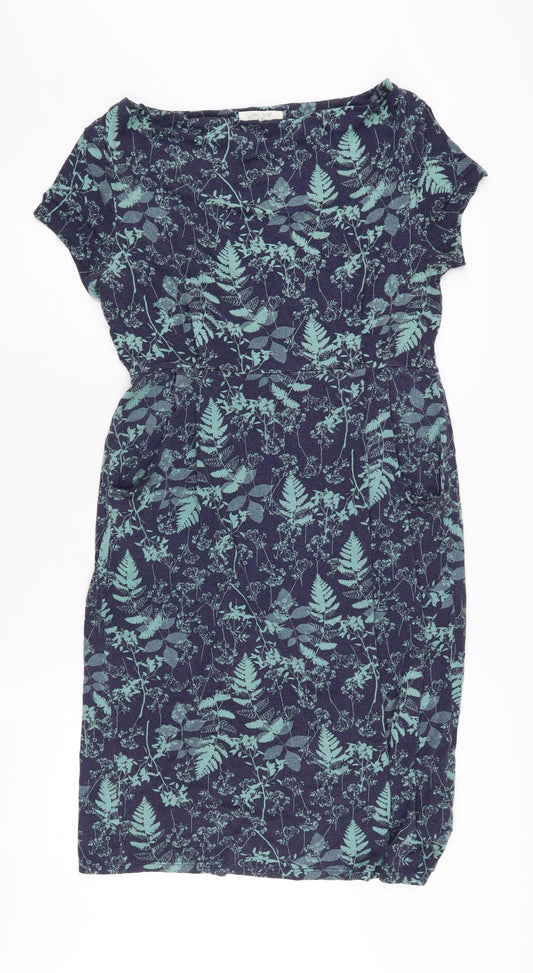 White Stuff Women's Multicoloured Floral Dress, Size 10