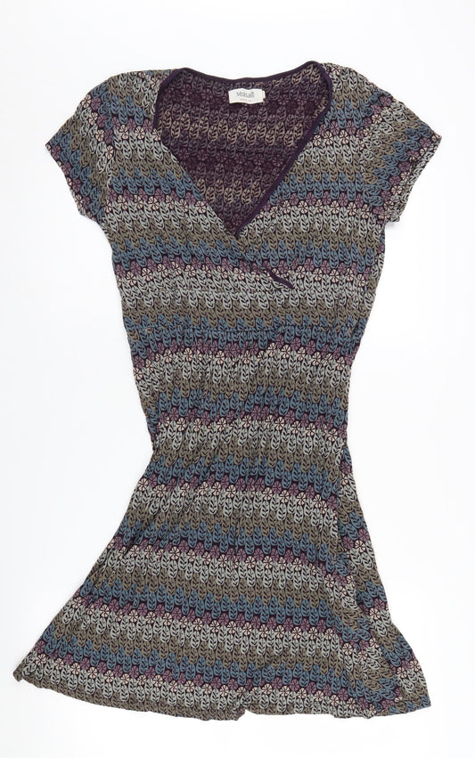 Seasalt Women's Multicoloured Viscose Dress Size 12