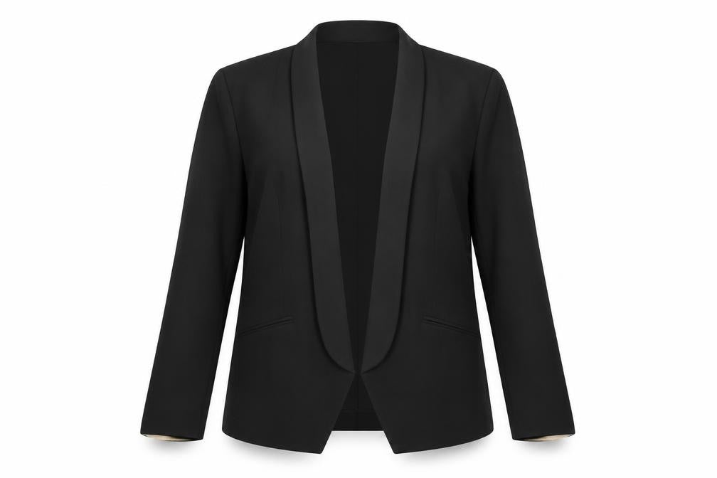 Marks and Spencer Women's Black Blazer Shawl Lapel Size 14