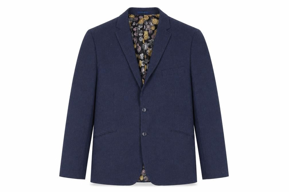 Feraud Men's Blue Blazer Jacket, Size 48