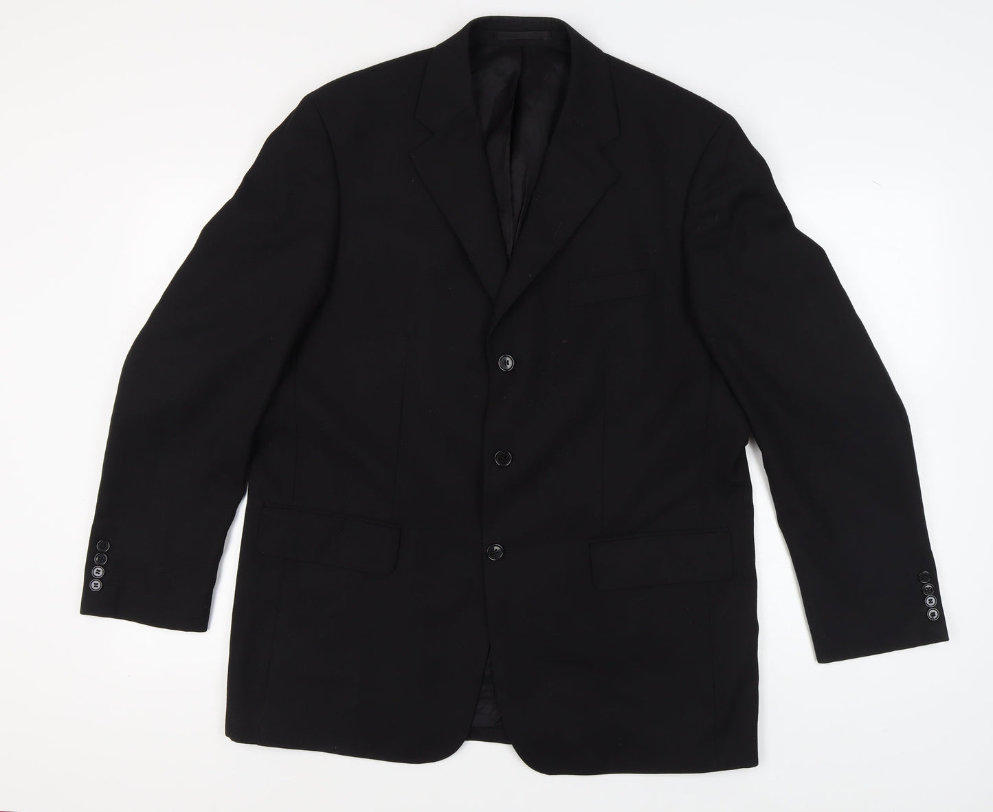 Daniel Grahame Men's Black Blazer 44 Regular Classic
