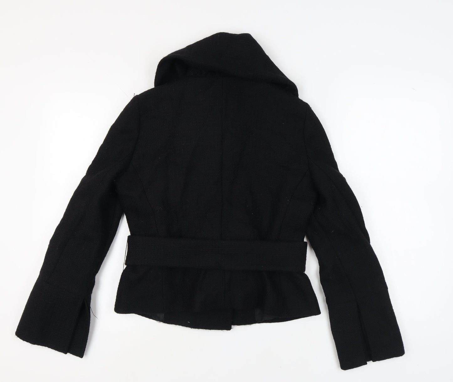 Massimo Dutti Women's Black Wool Jacket M