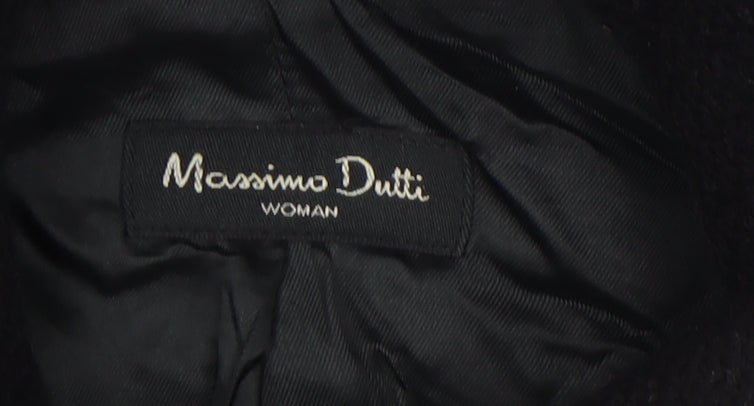 Massimo Dutti Women's Black Wool Jacket M