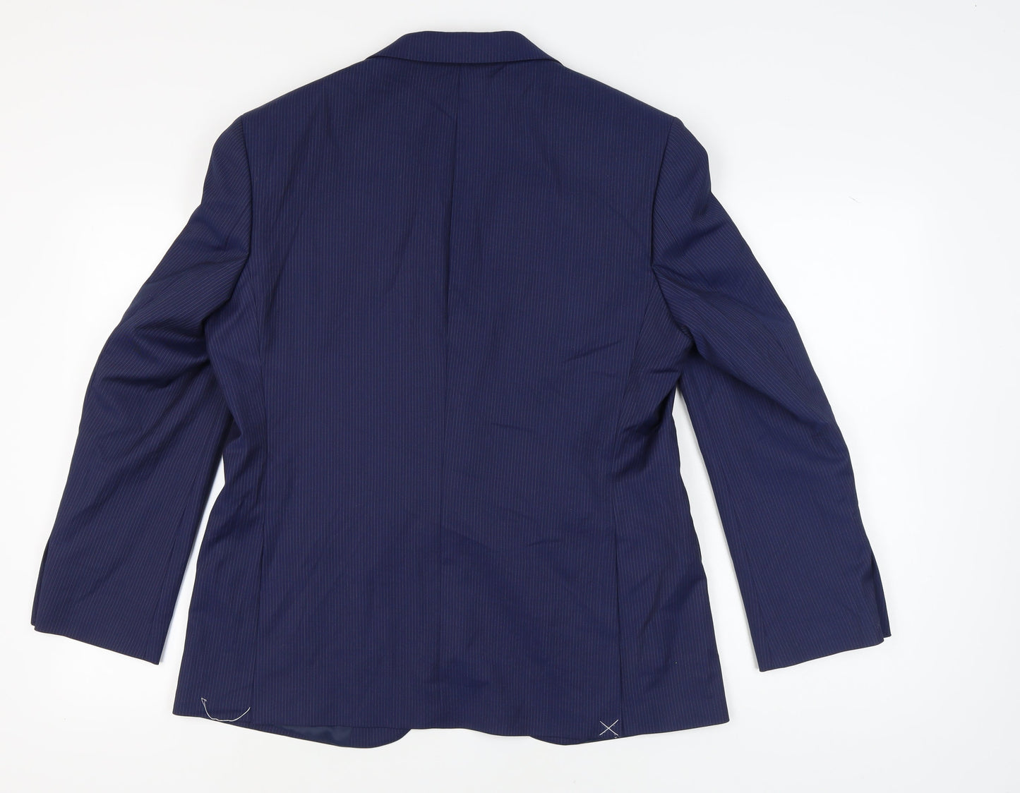 Marks and Spencer Men's Blue Suit Jacket - Size 40 Short