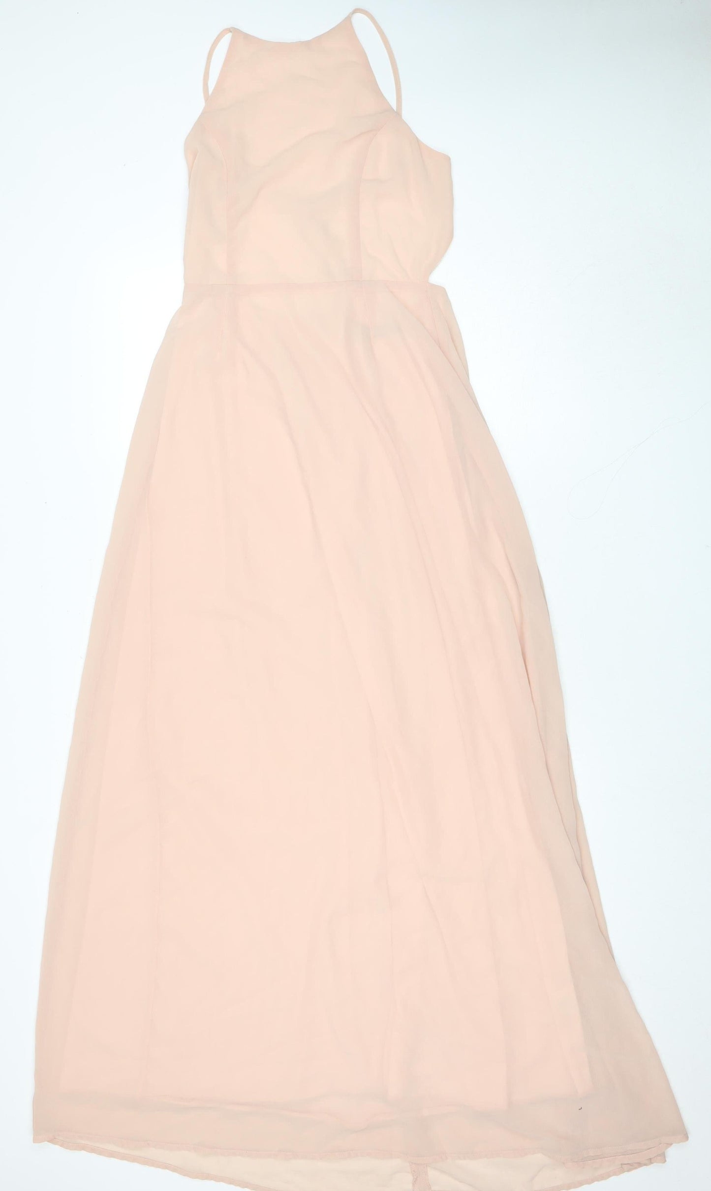 Missguided Women's Pink Long Dress Size 10