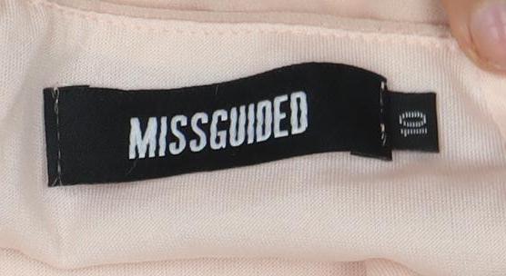 Missguided Women's Pink Long Dress Size 10