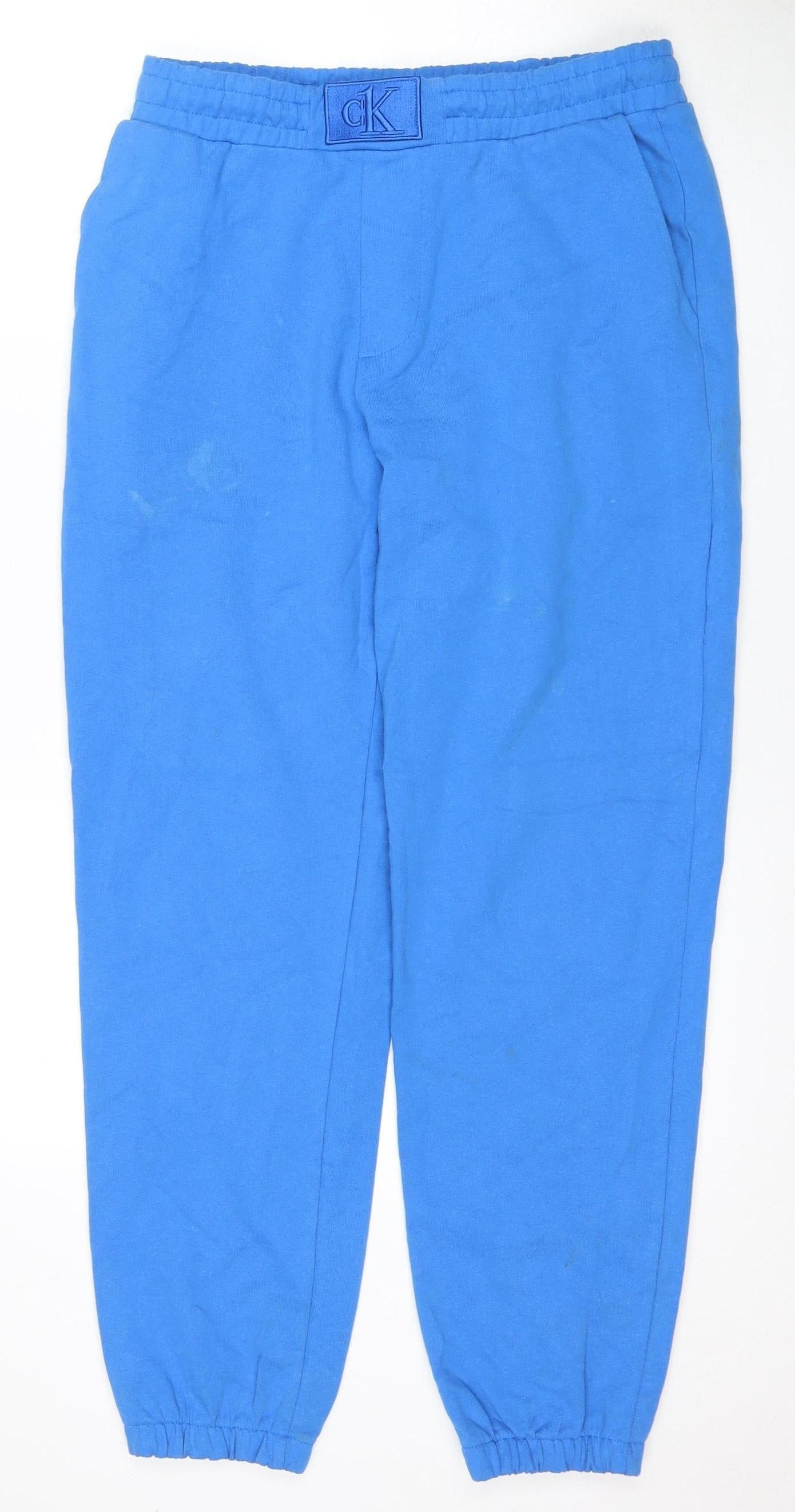 Calvin Klein Men’s Blue Jogger Trousers, Size S