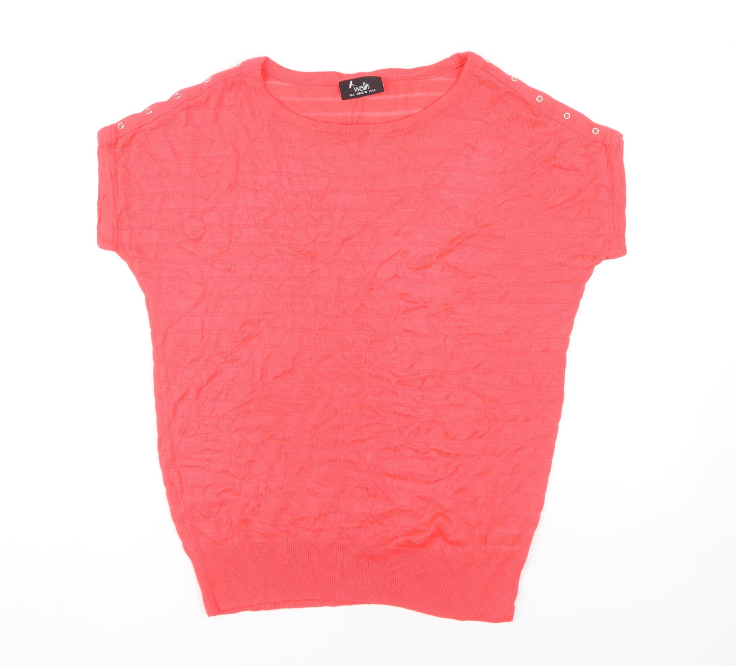 Wallis Women’s Red Short Sleeve Top Size S