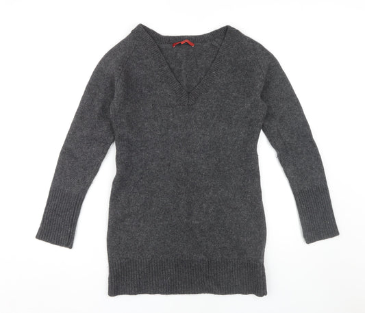 L.K. Bennett Women's Grey V-Neck Pullover Jumper XS