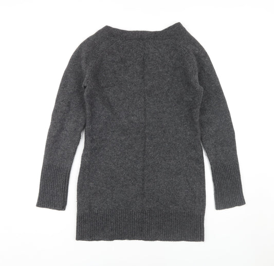 L.K. Bennett Women's Grey V-Neck Pullover Jumper XS