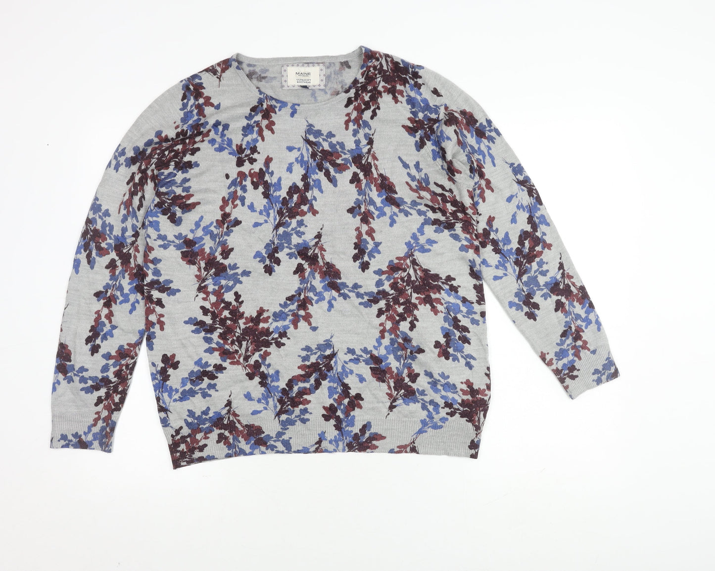 Maine New England Women's Multicoloured Floral Jumper Size 14