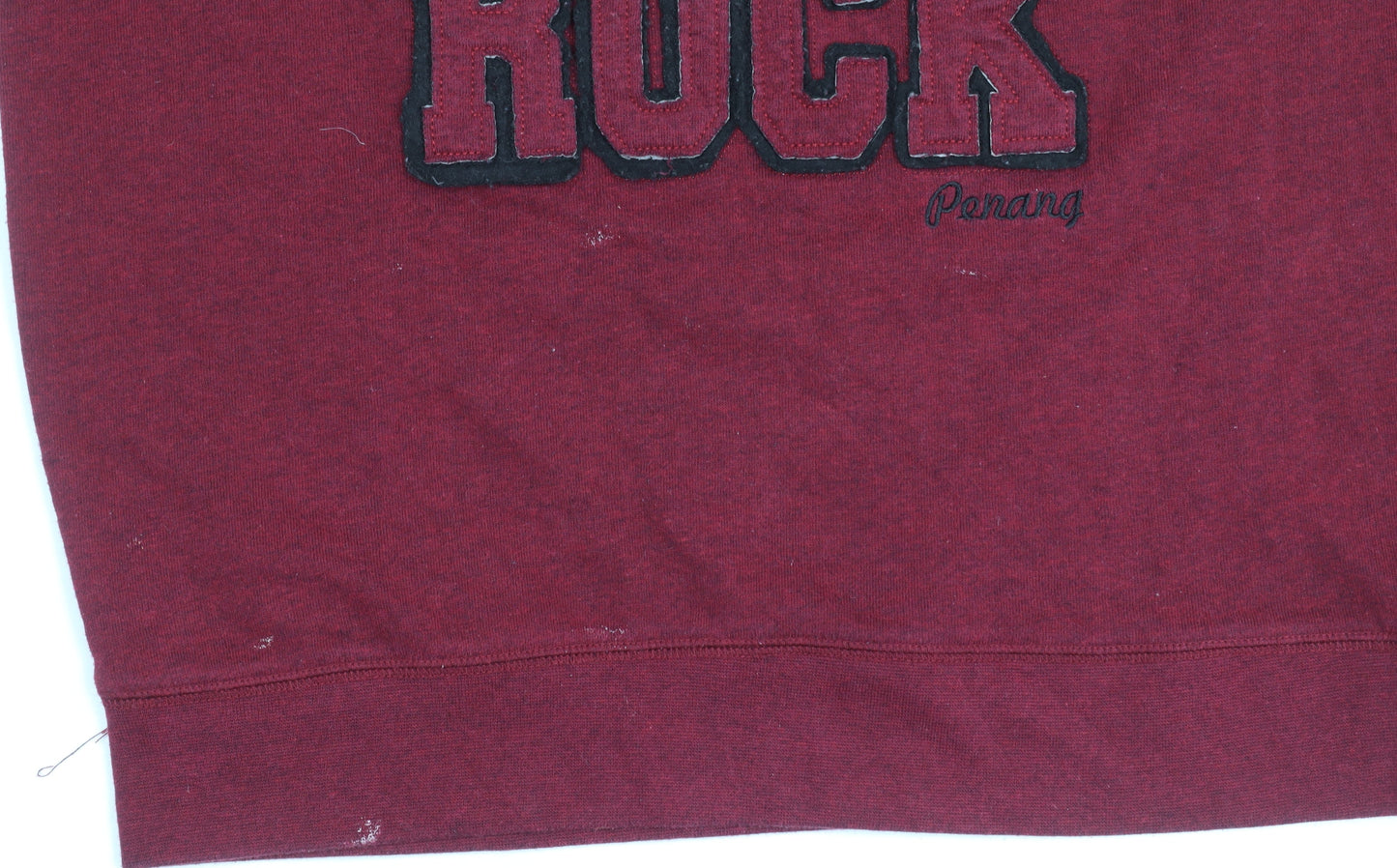 Hard Rock Cafe Red Graphic Sweatshirt L Unisex