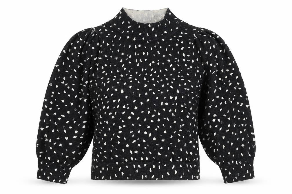 Dancing Leopard Women's Black Tunic Blouse Size 10