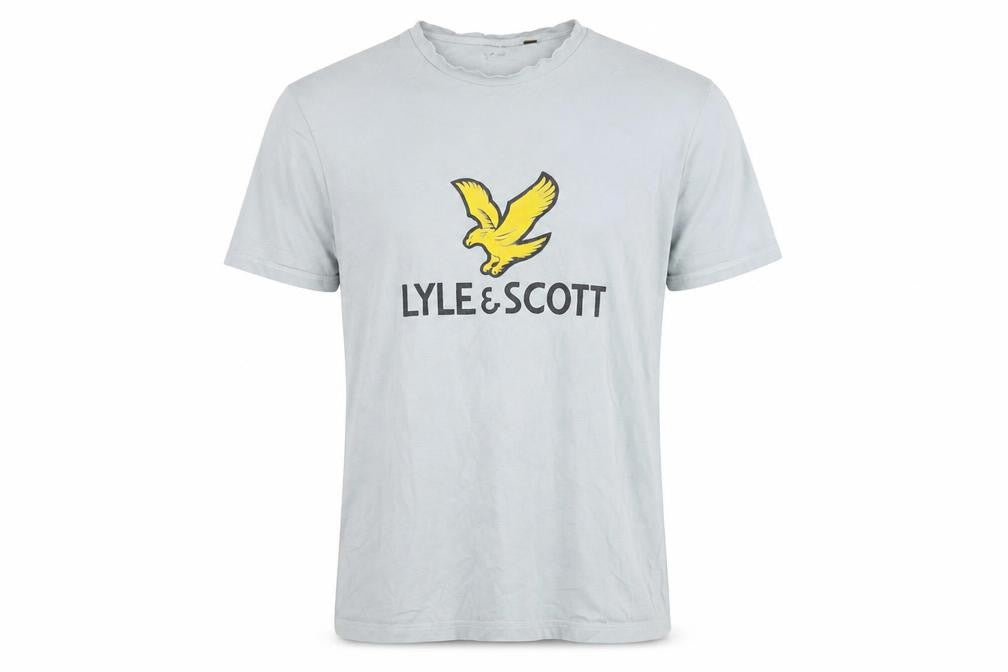 Mens UK Size M Lyle & Scott White  Cotton T-Shirt