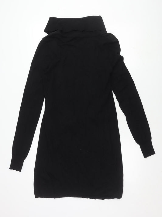 Patrizia Pepe Women's Black Dress, Size 6, Elegant Style