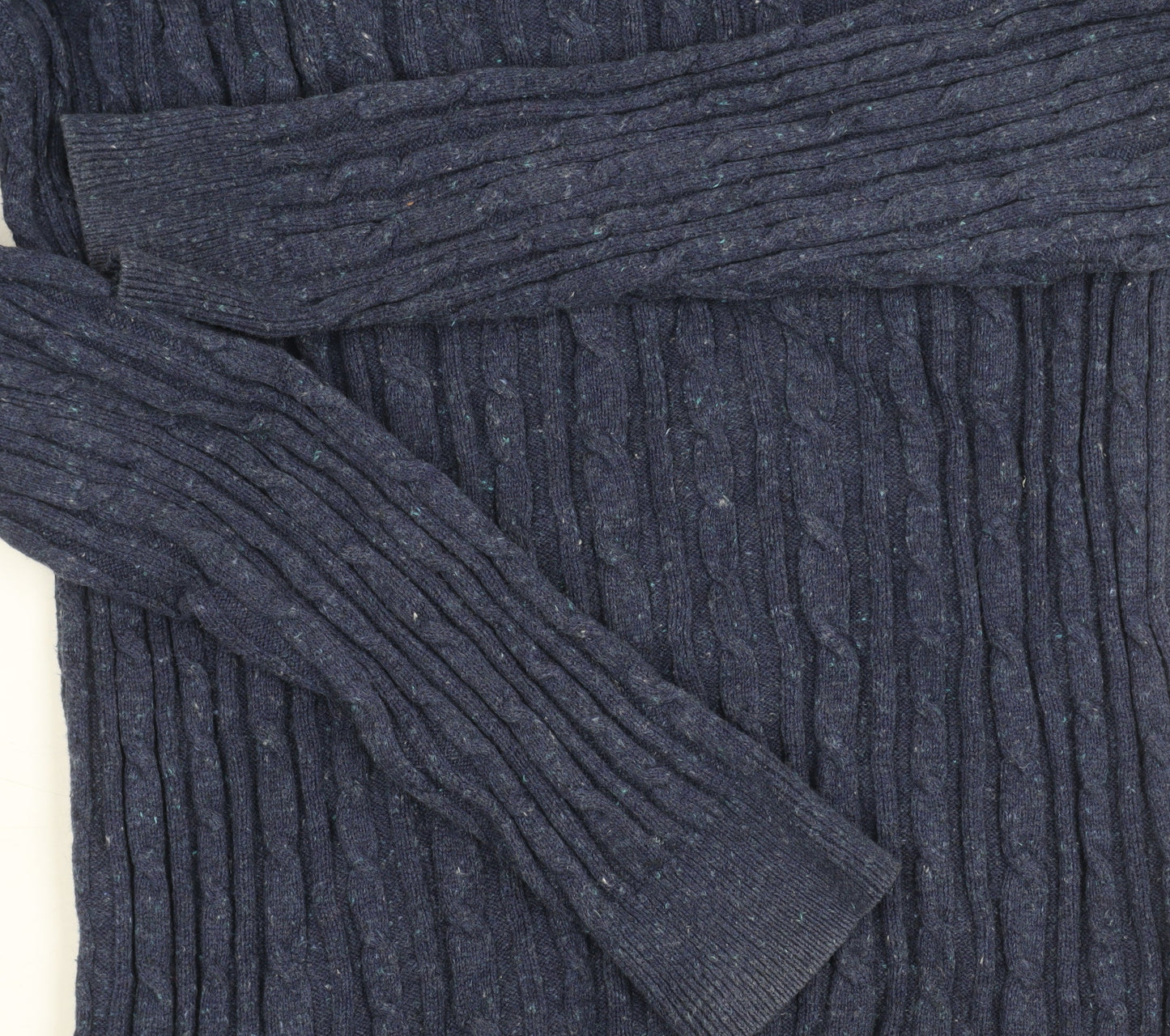 Jack Wills Men's Blue S Cable-Knit Pullover Jumper