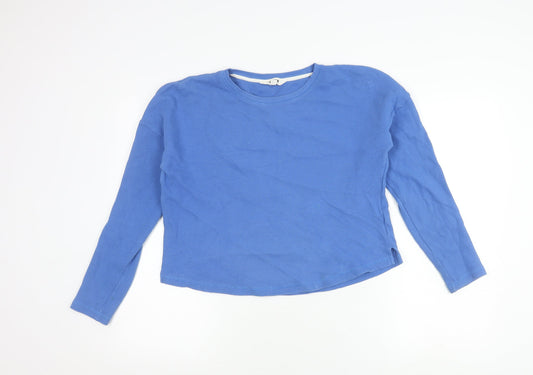Boden Women's Blue Long Sleeve Knit Top, Size S