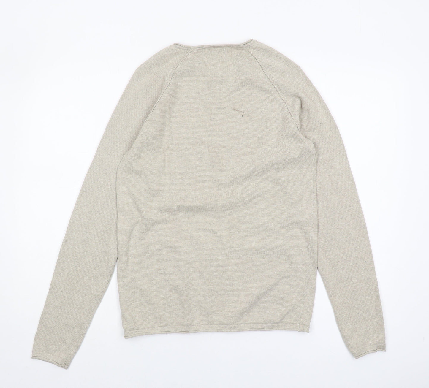 Jack & Jones Men's Beige Pullover Jumper Size S