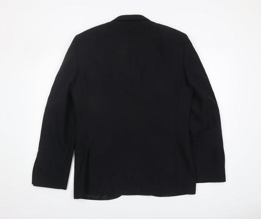 Next Men's Black Regular Fit Blazer 40R