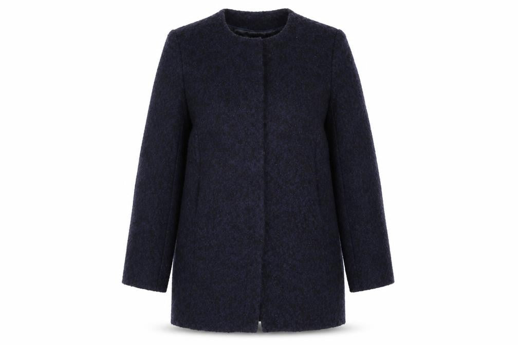 Linea Women's Black Coat Size 12, Versatile Chic Design