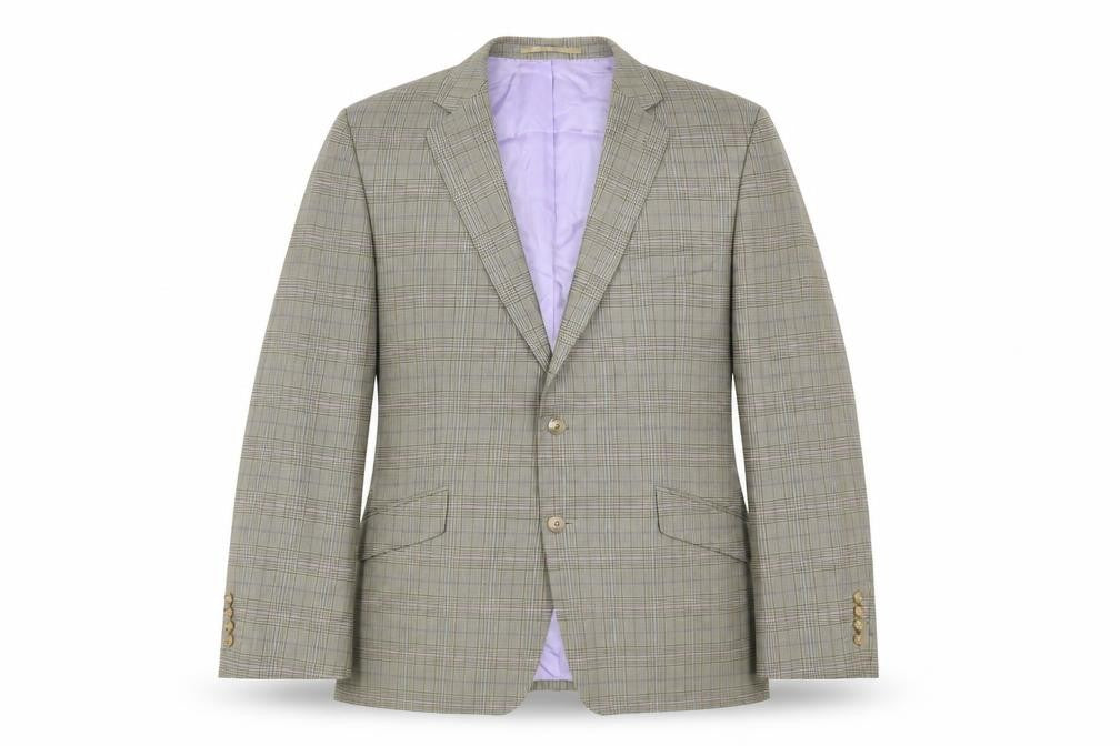 Mens 44 Chest Regular Magee Multicoloured Two-Button Blazer