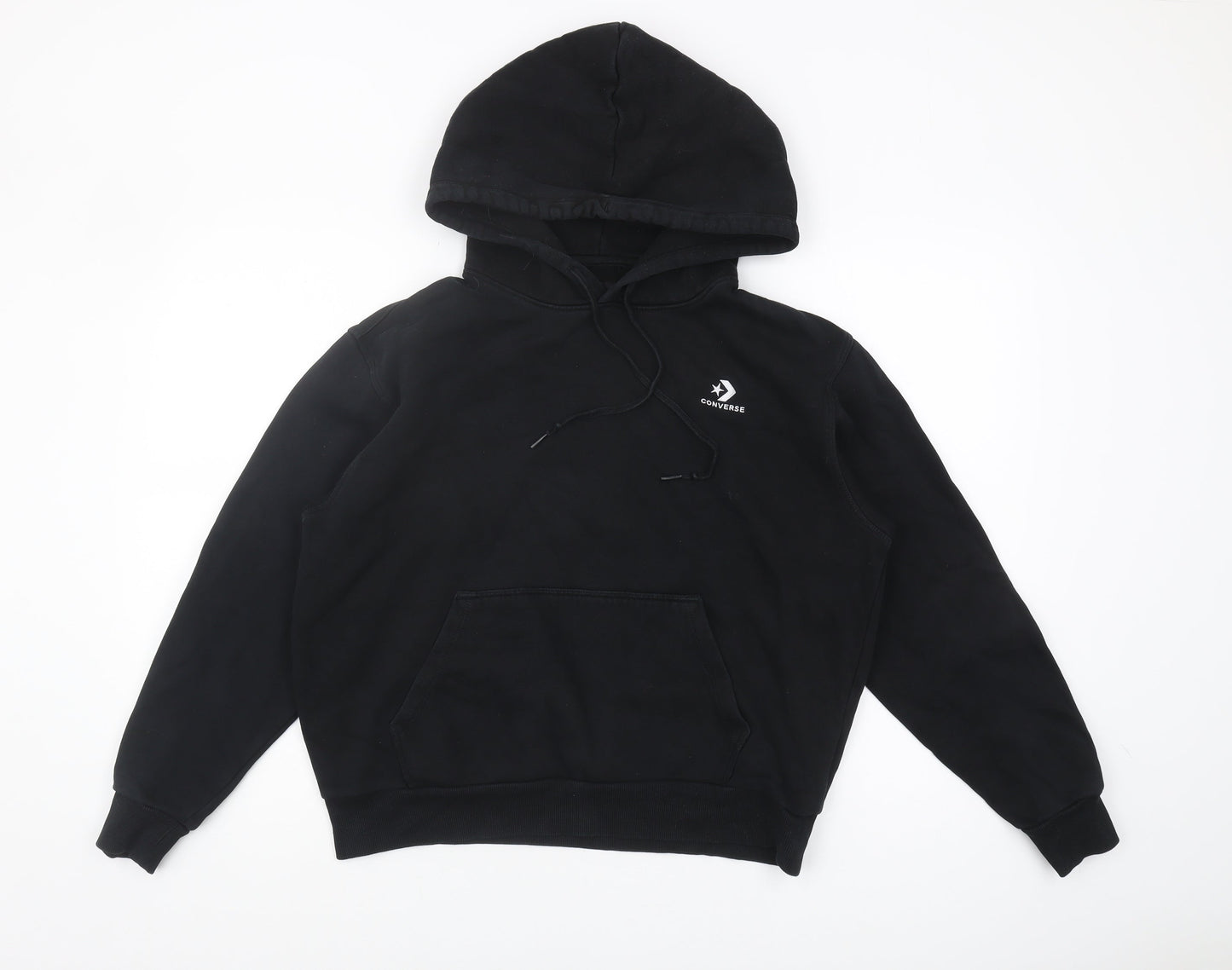 Converse Unisex Black Pullover Hoodie M
